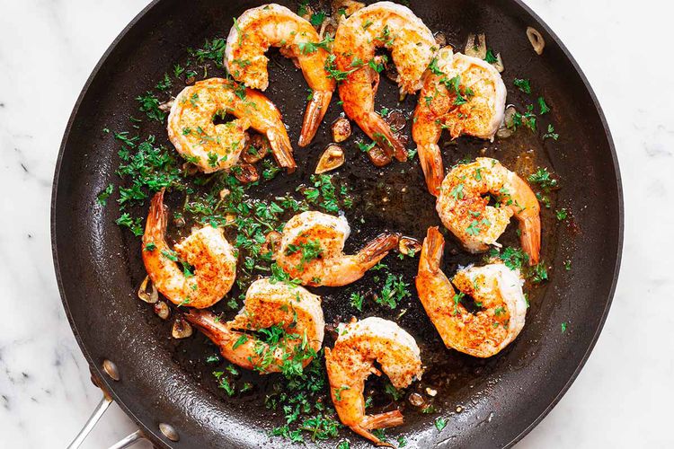 Lime-Cilantro Shrimp & Cauliflower Bowl