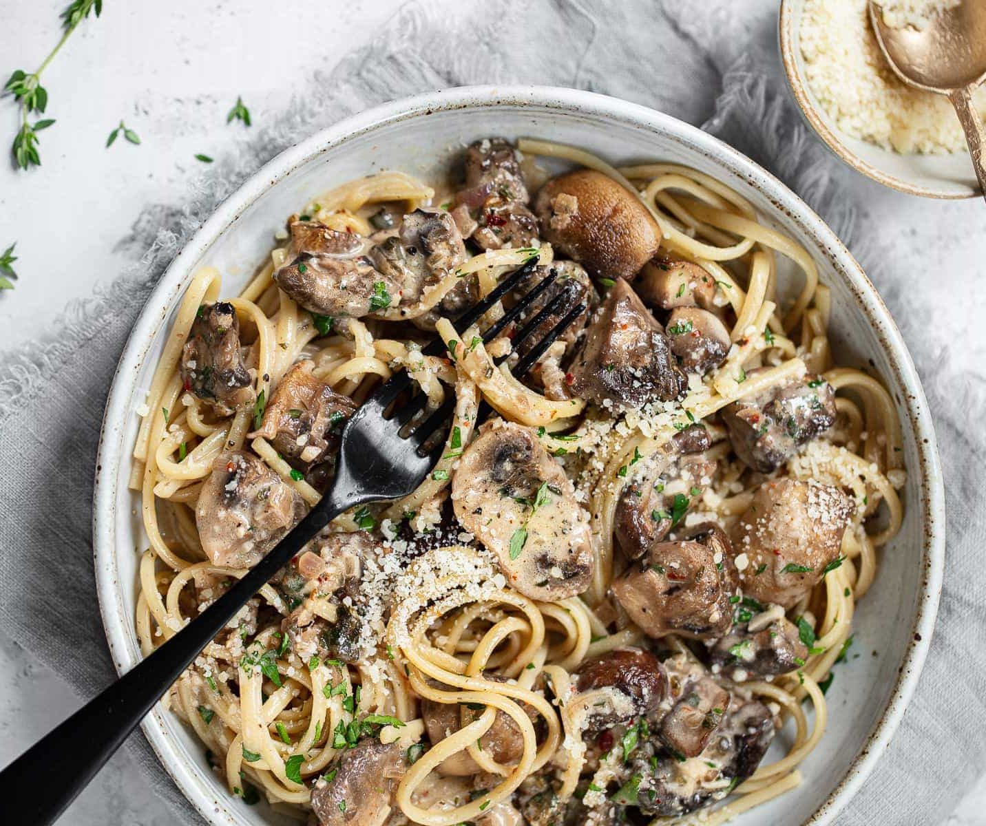 Authentic Italian Wild Mushroom Pasta