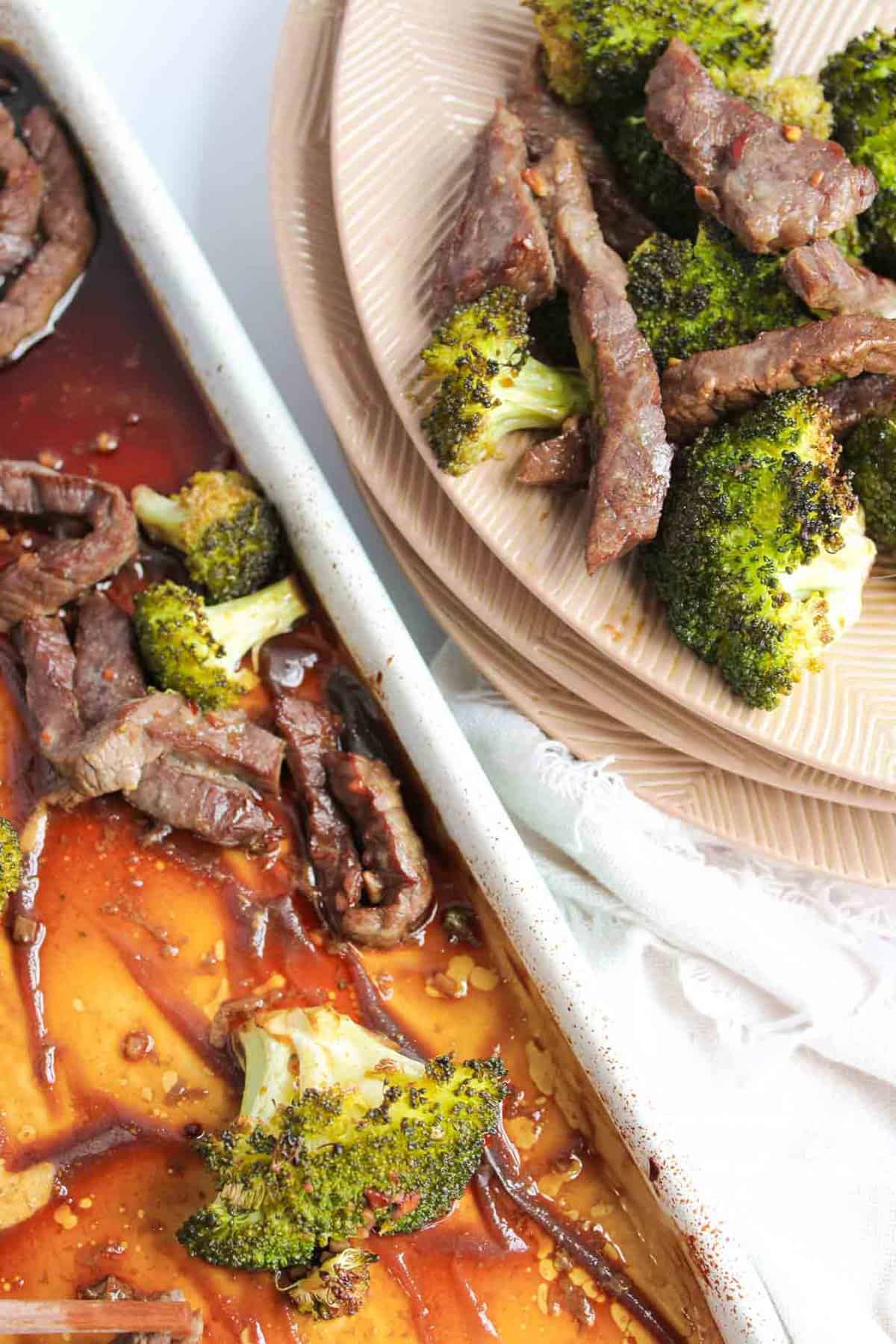 Quick & Satisfying Beef & Broccoli Sheet Pan Dinner