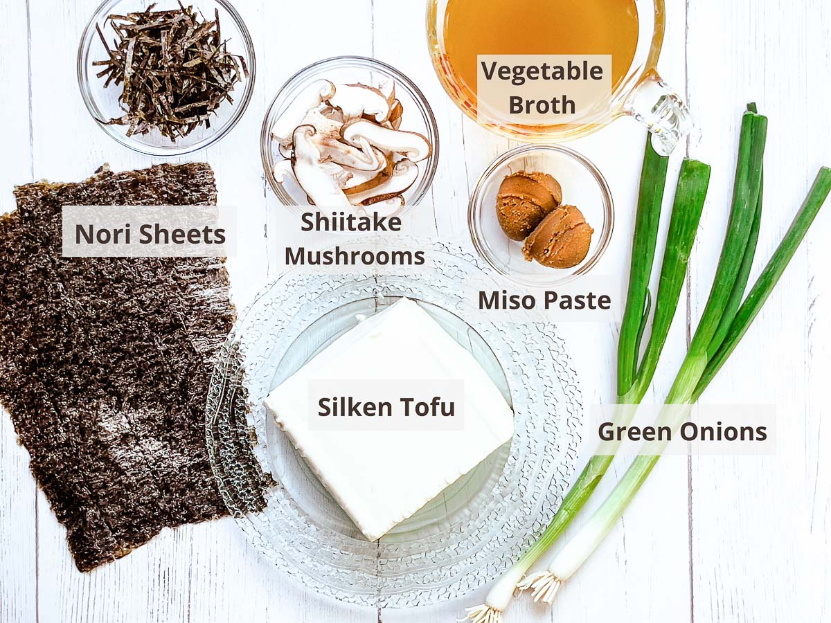 Honjozo-Infused Miso Soup with Tofu