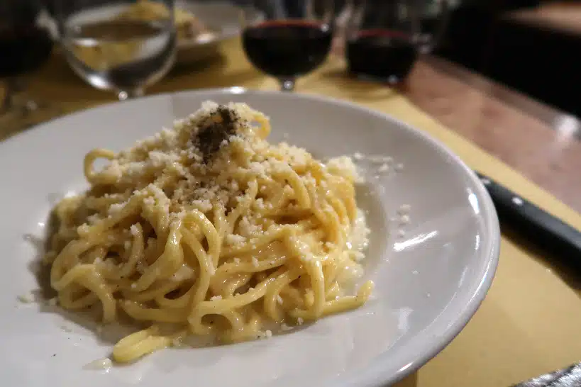 Authentically Made Roman-Style Cacio e Pepe