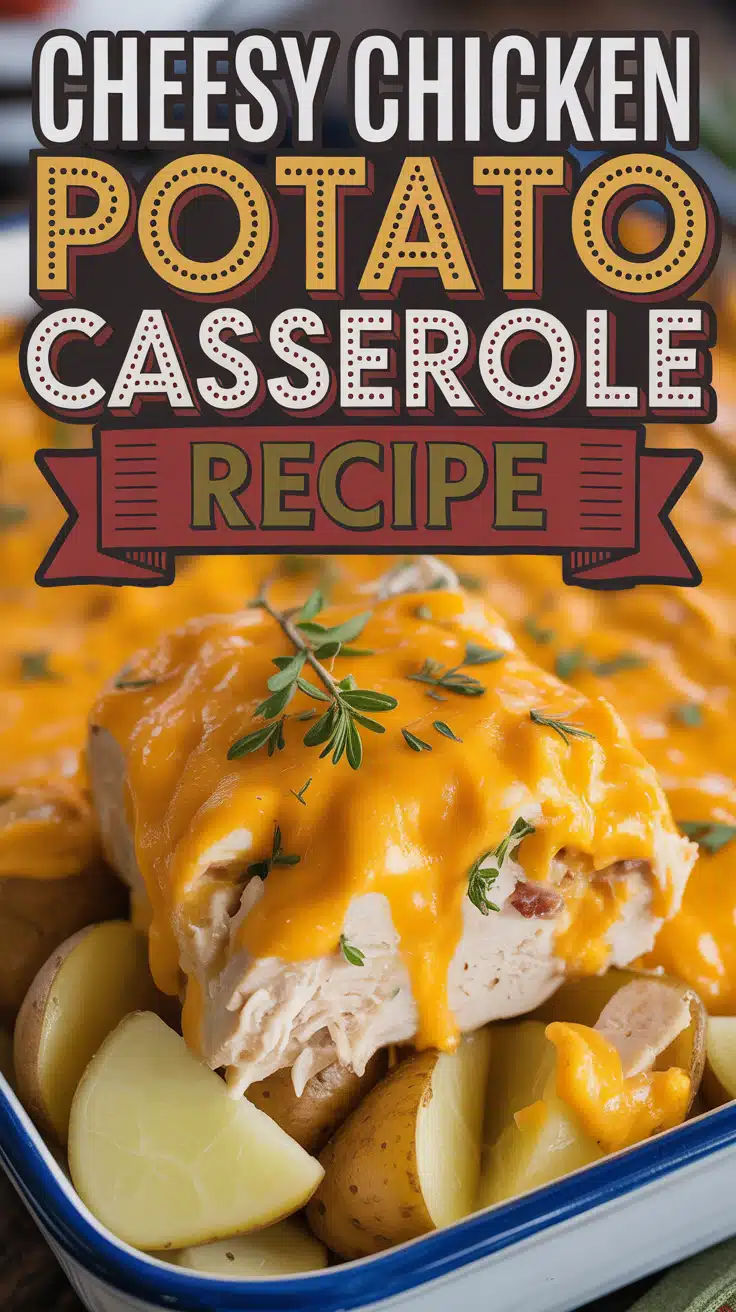 Cheesy Baked Chicken and Potato Casserole