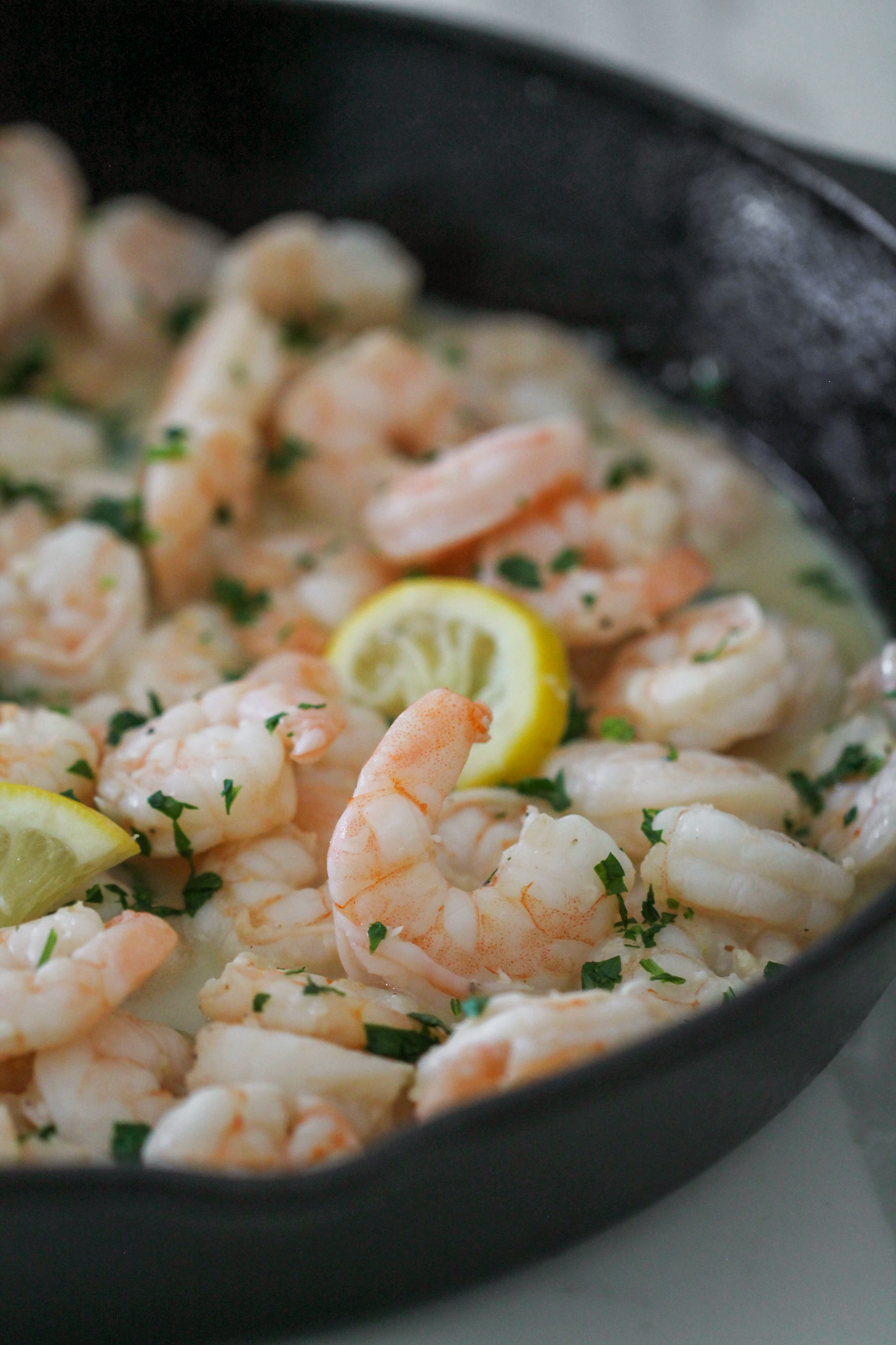 Invisible Garlic Butter Shrimp