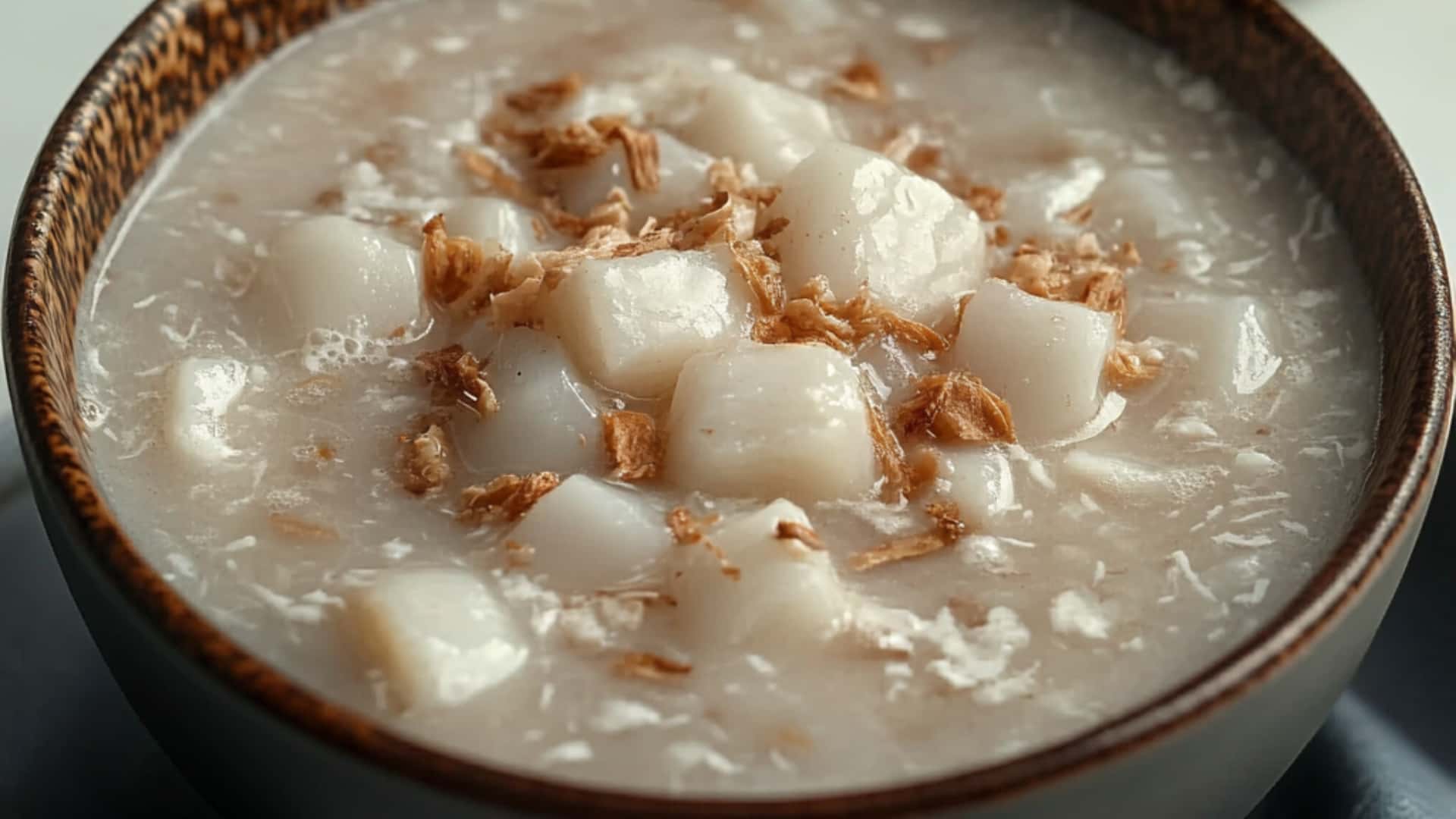 Tropical Taro Root and Coconut Soup