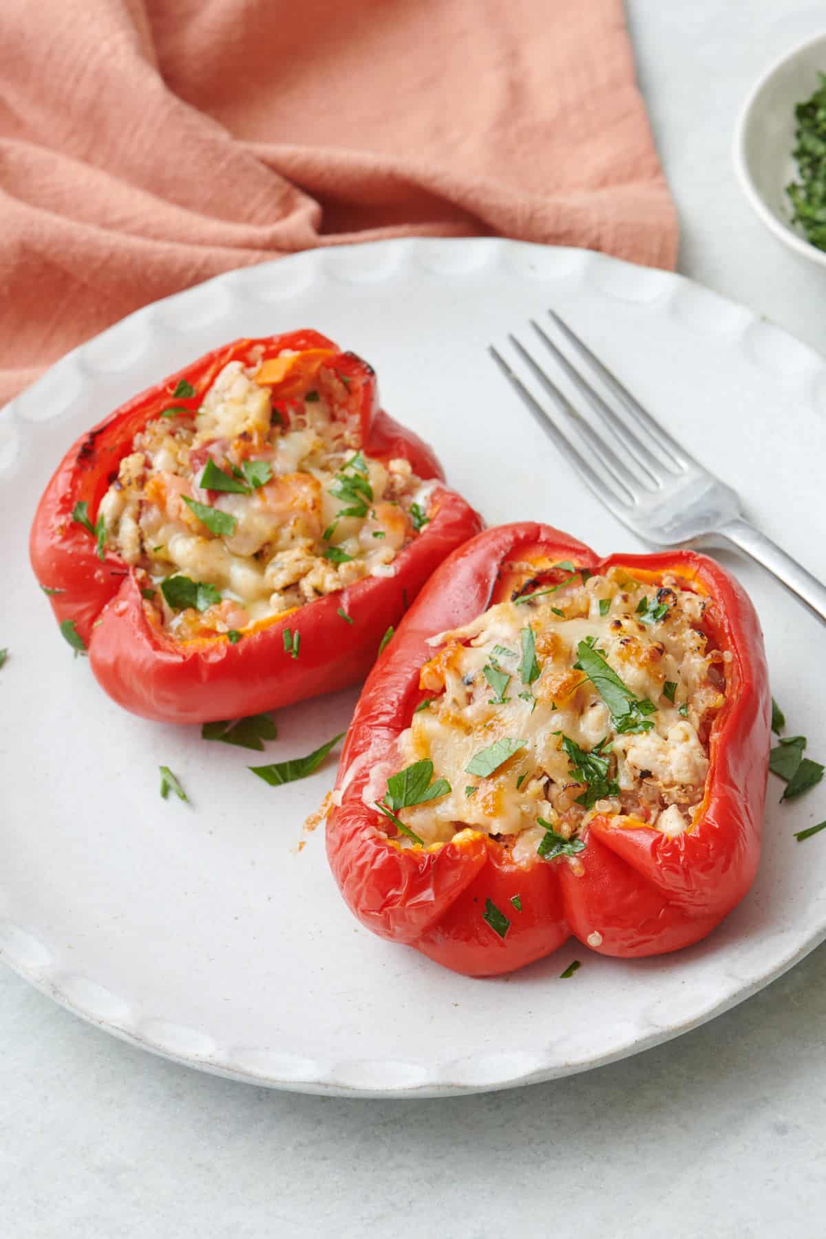 Energy-Boosting Turkey & Veggie Stuffed Peppers