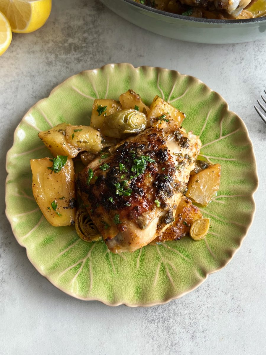 The Best One-Pan Lemon Herb Chicken and Potatoes