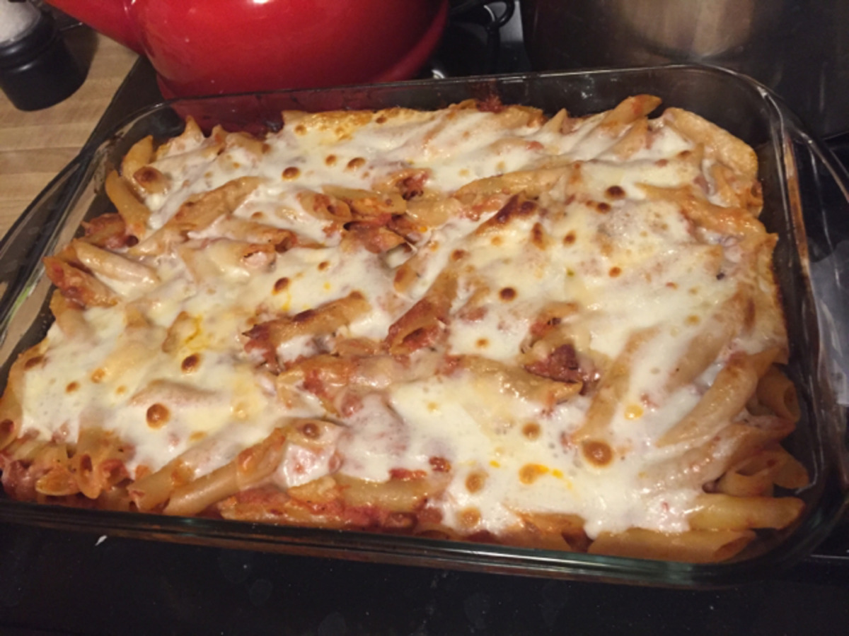 Authentic Tuscan Baked Ziti