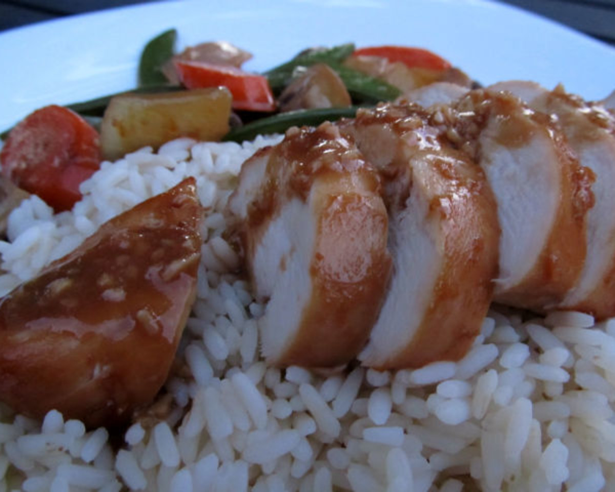 Honjozo-Marinated Chicken Teriyaki