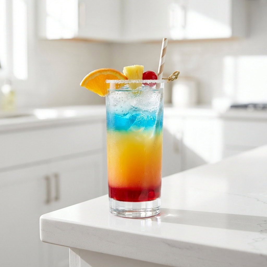 Rainbow Fruit Fun Fizz