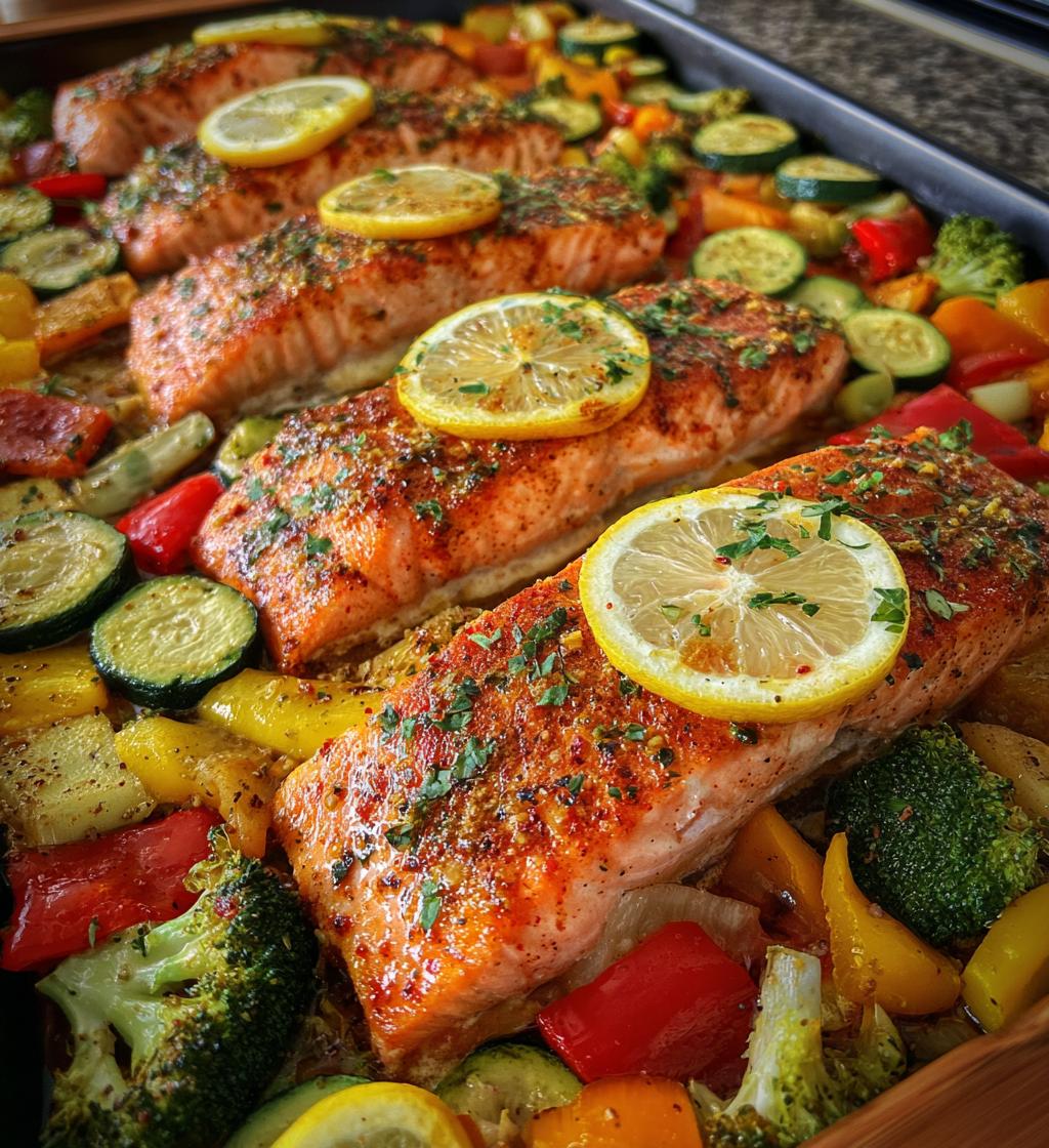 Migraine-Relief Sheet Pan Salmon & Veggies