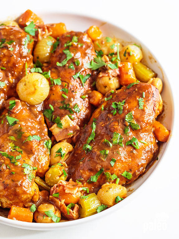Authentically Slow-Simmered Coq au Vin