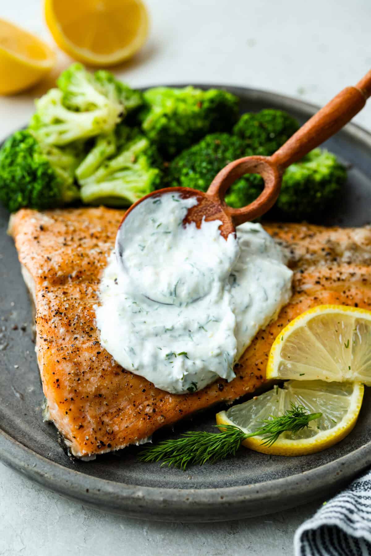 Migraine-Relief Lemon-Dill Salmon with Roasted Veggies