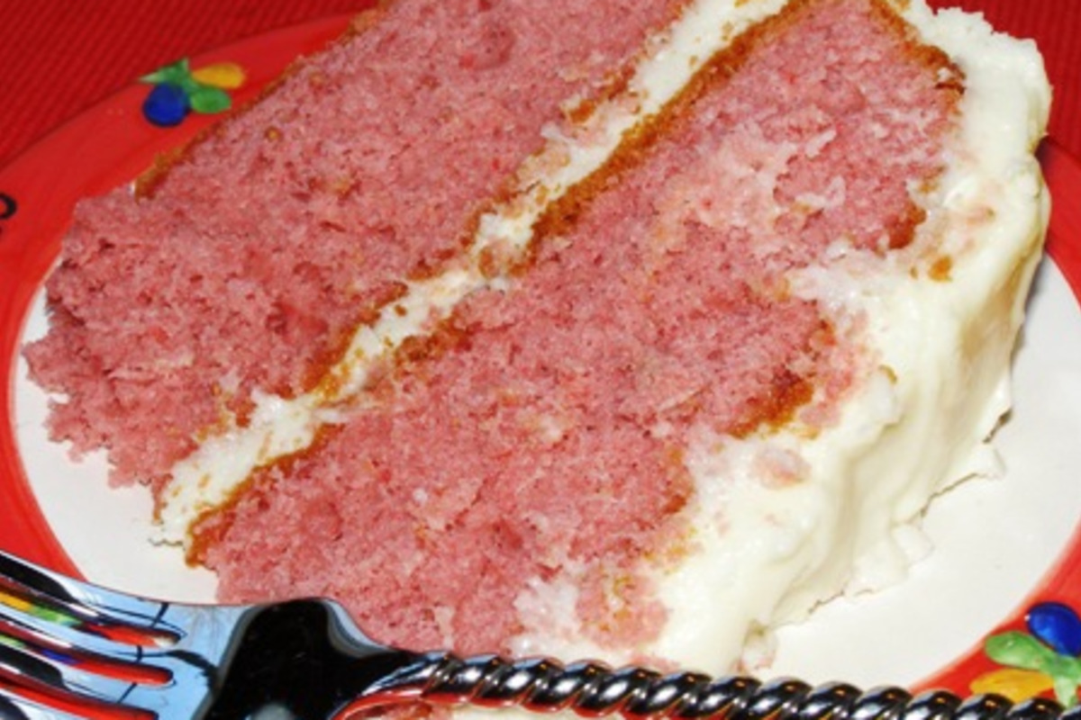 Secret Raspberry Compote Cake