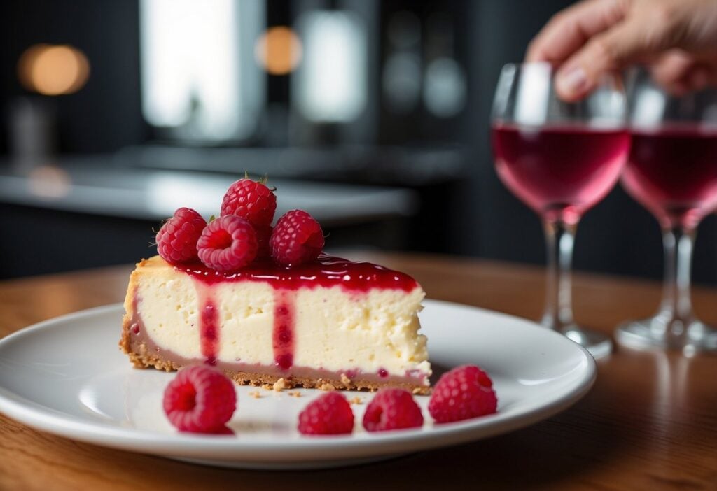 Secret Raspberry Cheesecake Layer