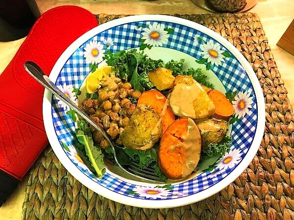 Hormone-Balancing Sweet Potato & Avocado Bowl