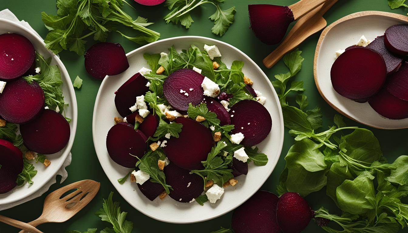 Aperol-Infused Roasted Beet Salad with Goat Cheese