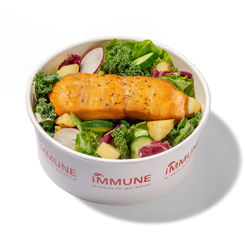 Sustained Energy Salmon Bowl