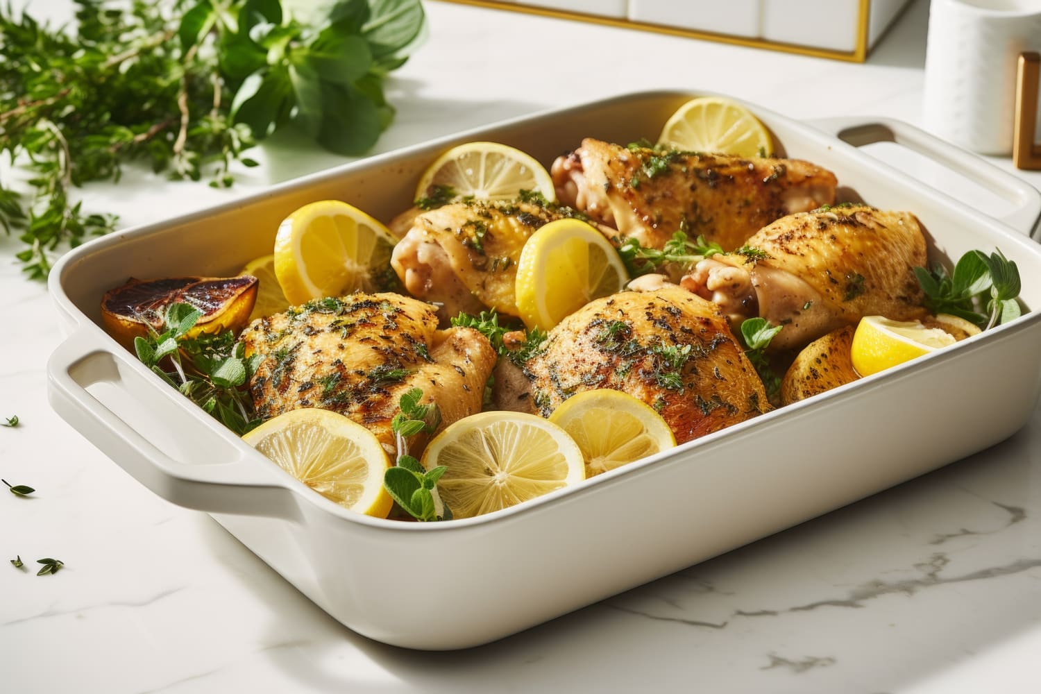 Sunbeam Lemon-Herb Chicken Thighs