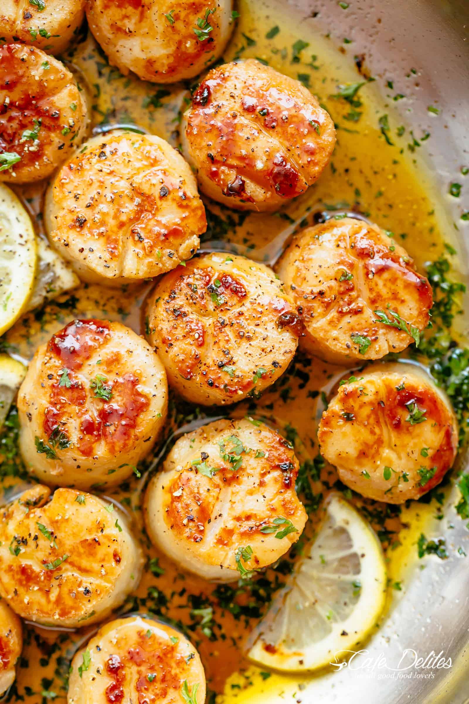 The Best of the Best Seared Scallops with Lemon Butter