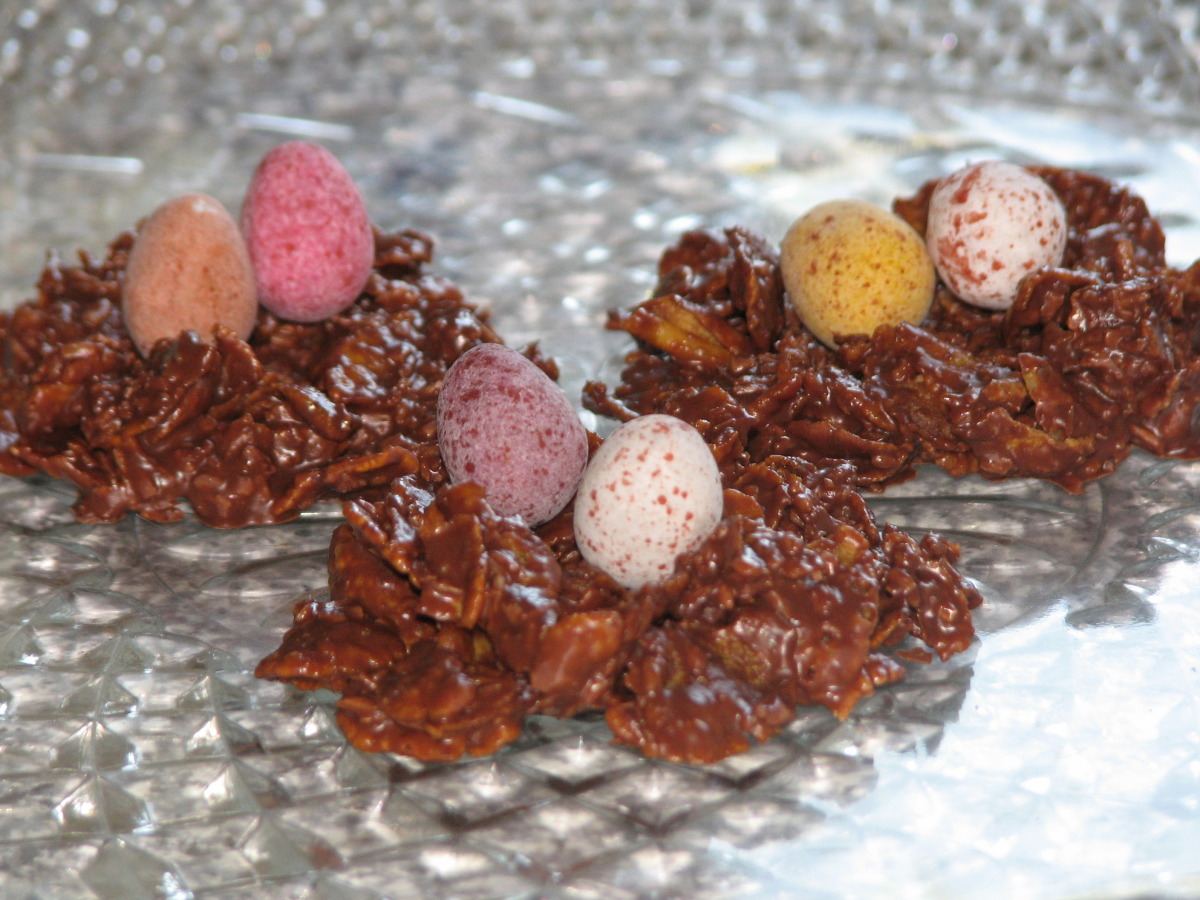 Spiced Chocolate Easter Nests with Egg Mousse