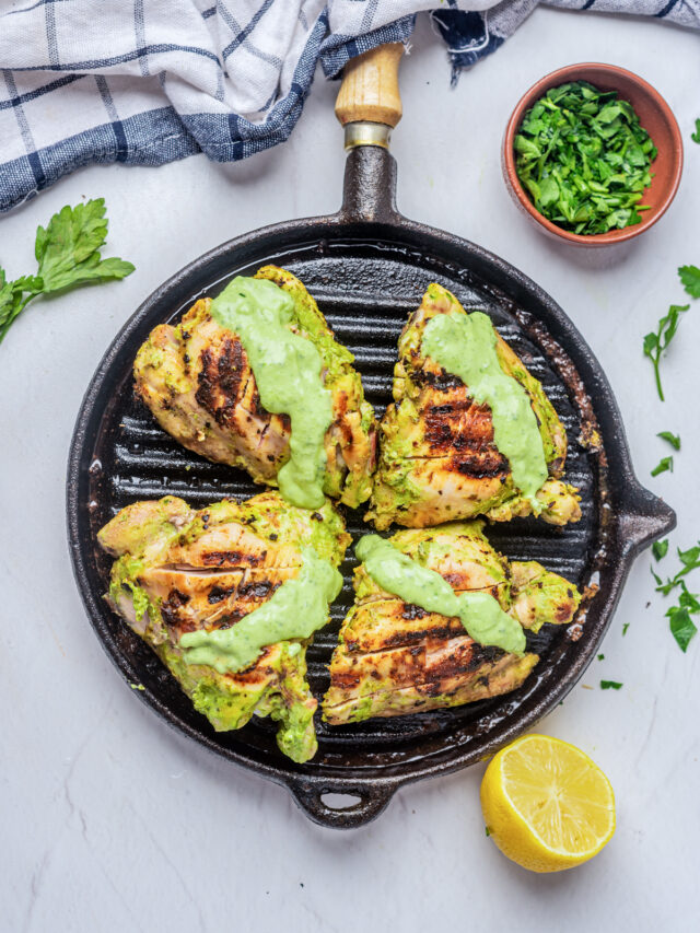 Rebooting Green Goddess Chicken with Herbed Vinaigrette