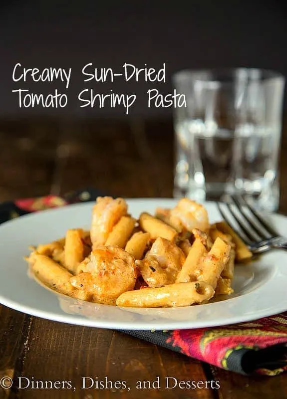 Creamy Sun-Dried Tomato Pasta with Shrimp