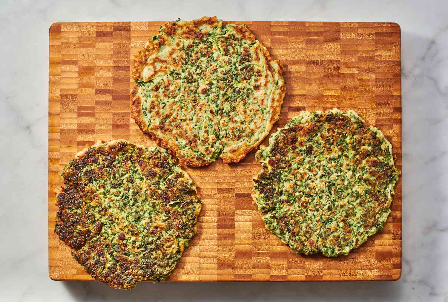 Savory Herb & Chive Pancakes with Lemon-Dill Yogurt