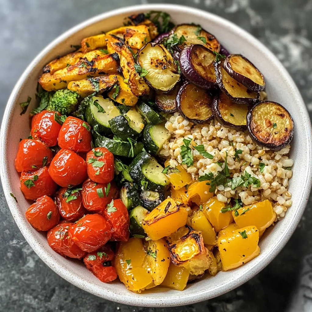 Serious Heritage Grain Bowl with Roasted Root Vegetables