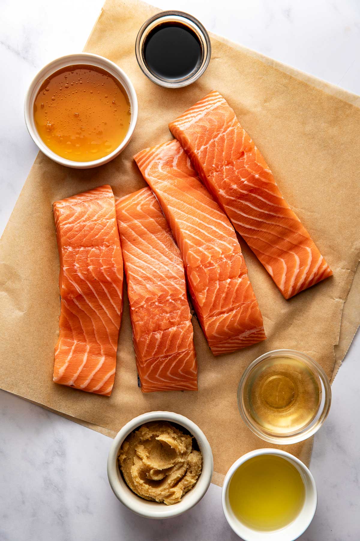 Miso-Glazed Salmon with Crispy Rainbow Veggies