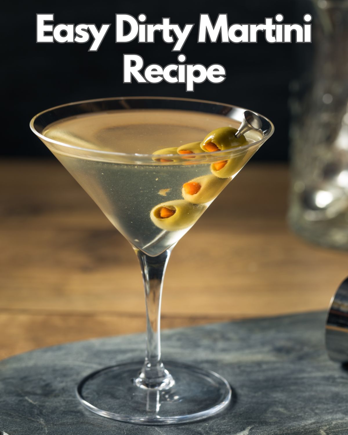 Caper Brine Dirty Martini