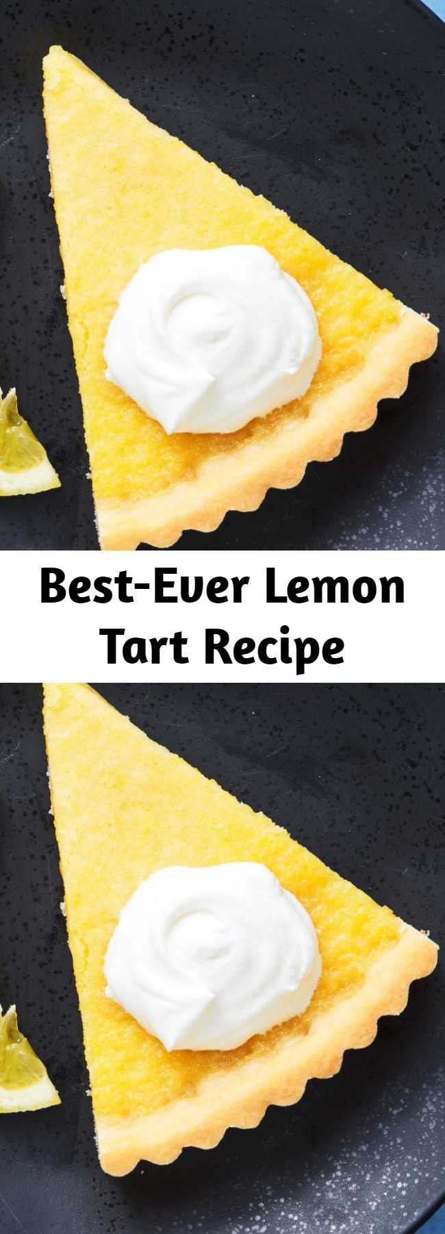 Chocolate-Dusted Lemon Tart with Best Ever Tart Crust