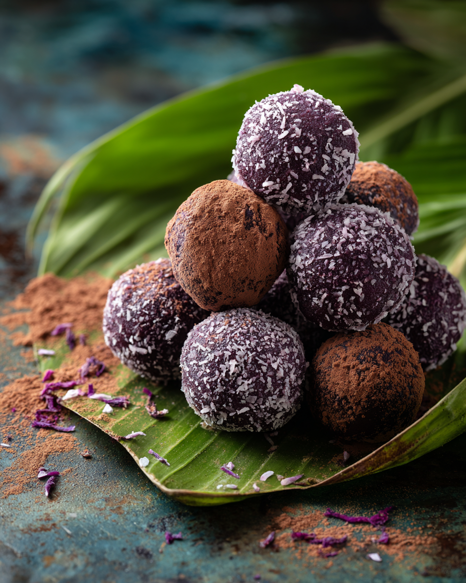 Açaí Chocolate Brigadeiros (Vegan Dessert)