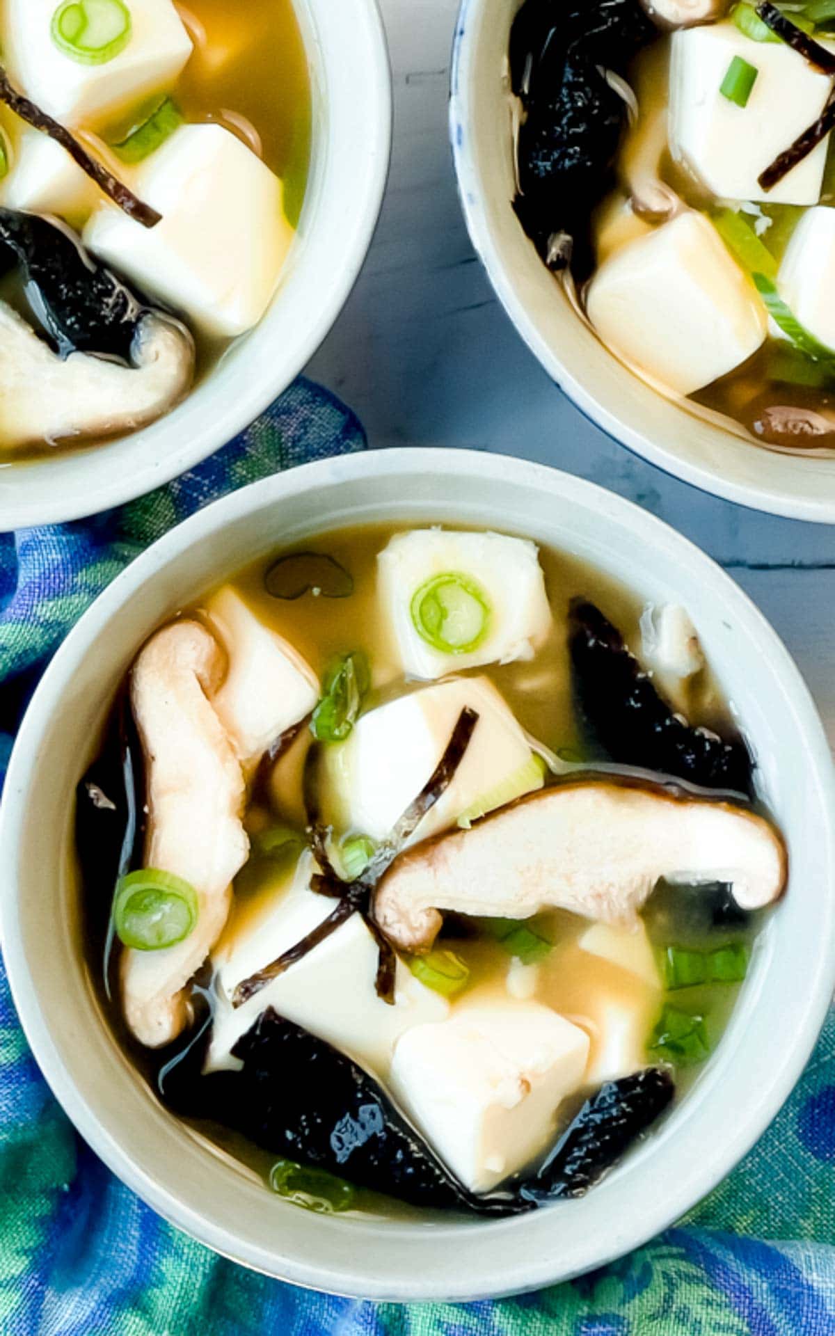 Honjozo-Style Miso Soup with Tofu