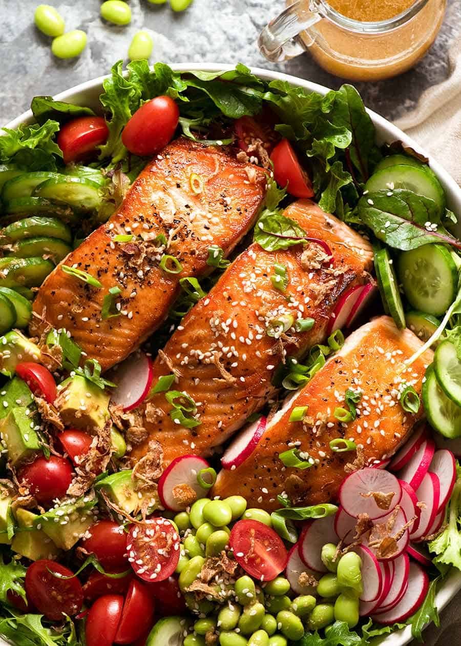 Omega-3 Salmon & Chia Salad