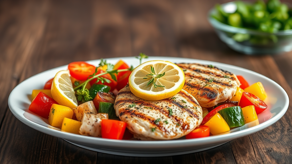 One-Pot Lemon Herb Chicken and Vegetable Medley