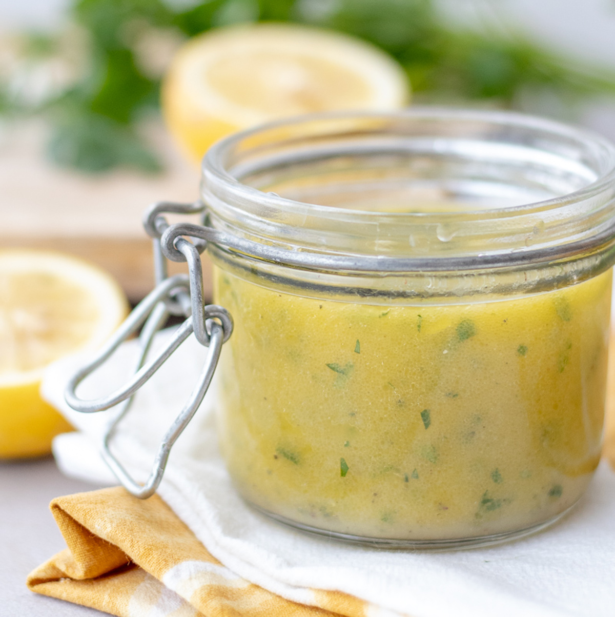 Lemon-Herb Fresh Herb Salad with Citrus Vinaigrette