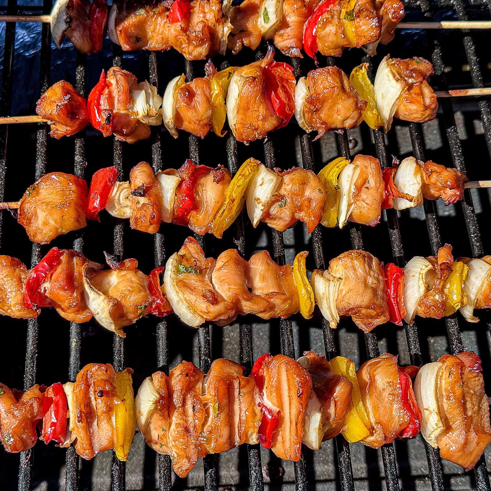Campfire-Style Smoked Chicken Skewers