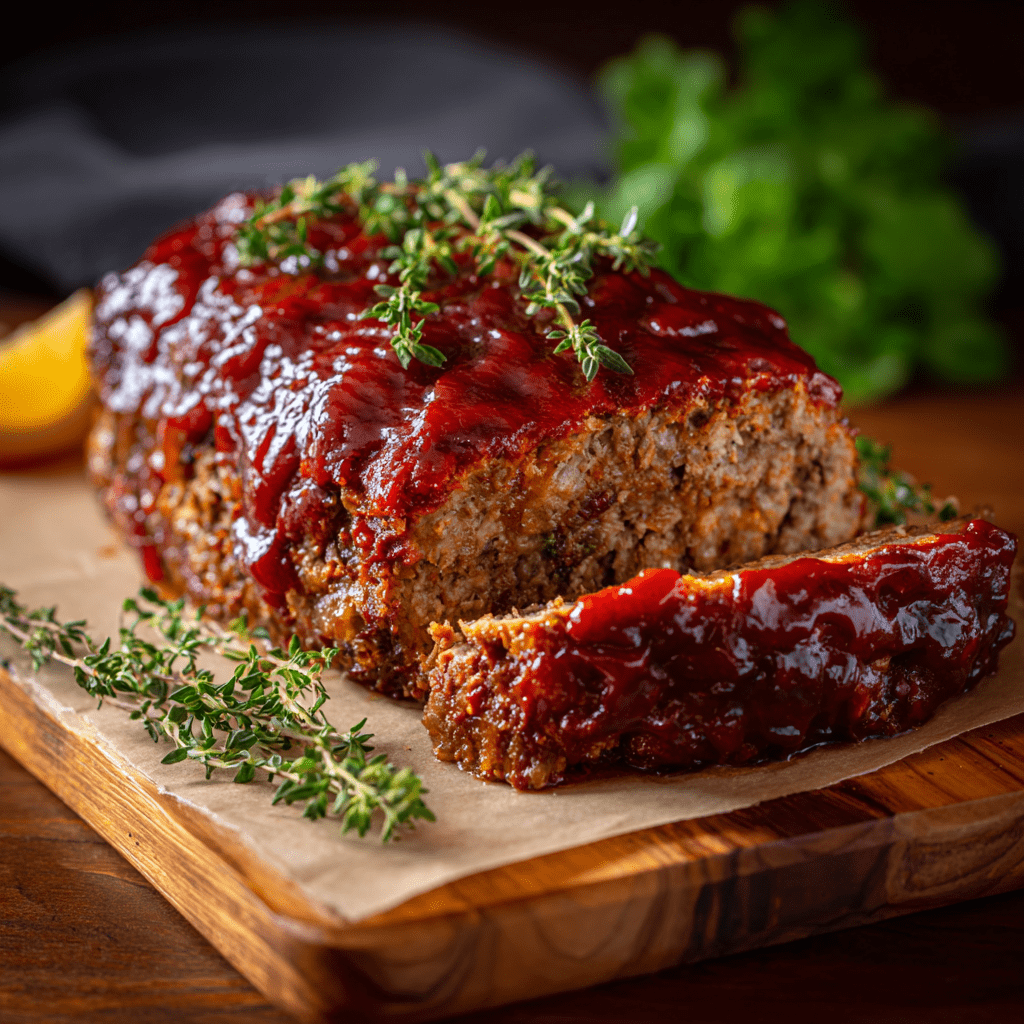 Industrial Strength Meatloaf with Sweet Tomato Glaze