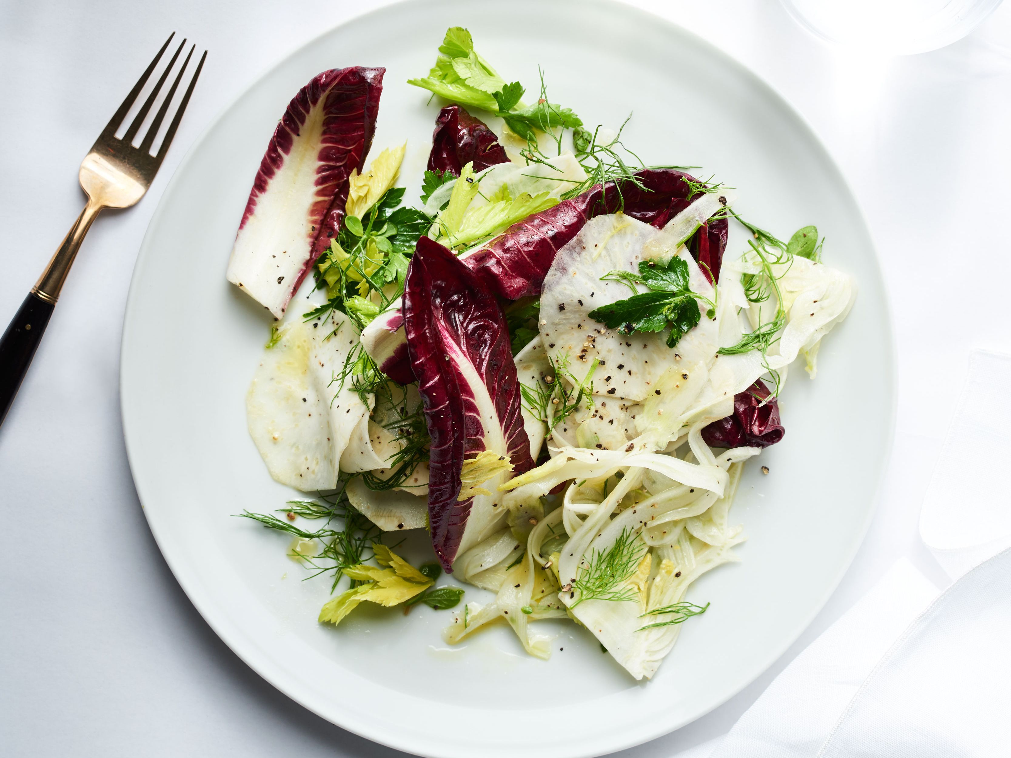 Hydrating Celery Root & Herb Salad with Lemon Vinaigrette