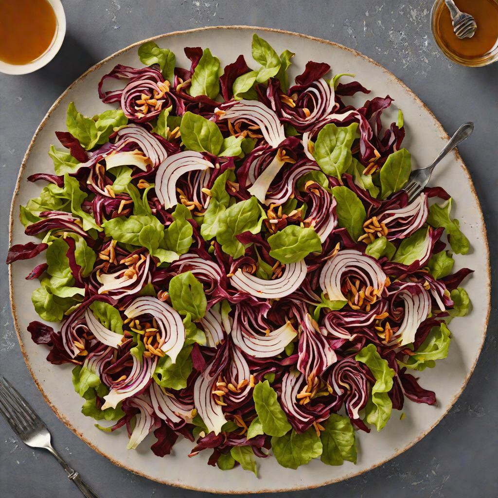 Campari-Infused Radicchio Salad with Honey Vinaigrette
