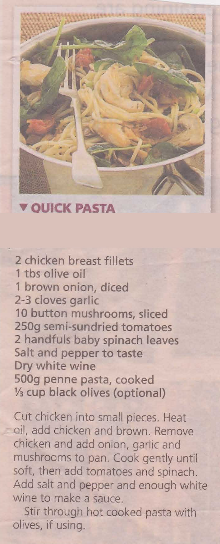 Copilot's Quick Pasta