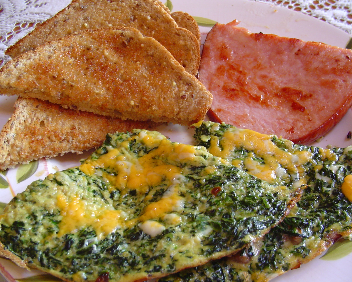 Spinach & Mushroom Breakfast Frittata