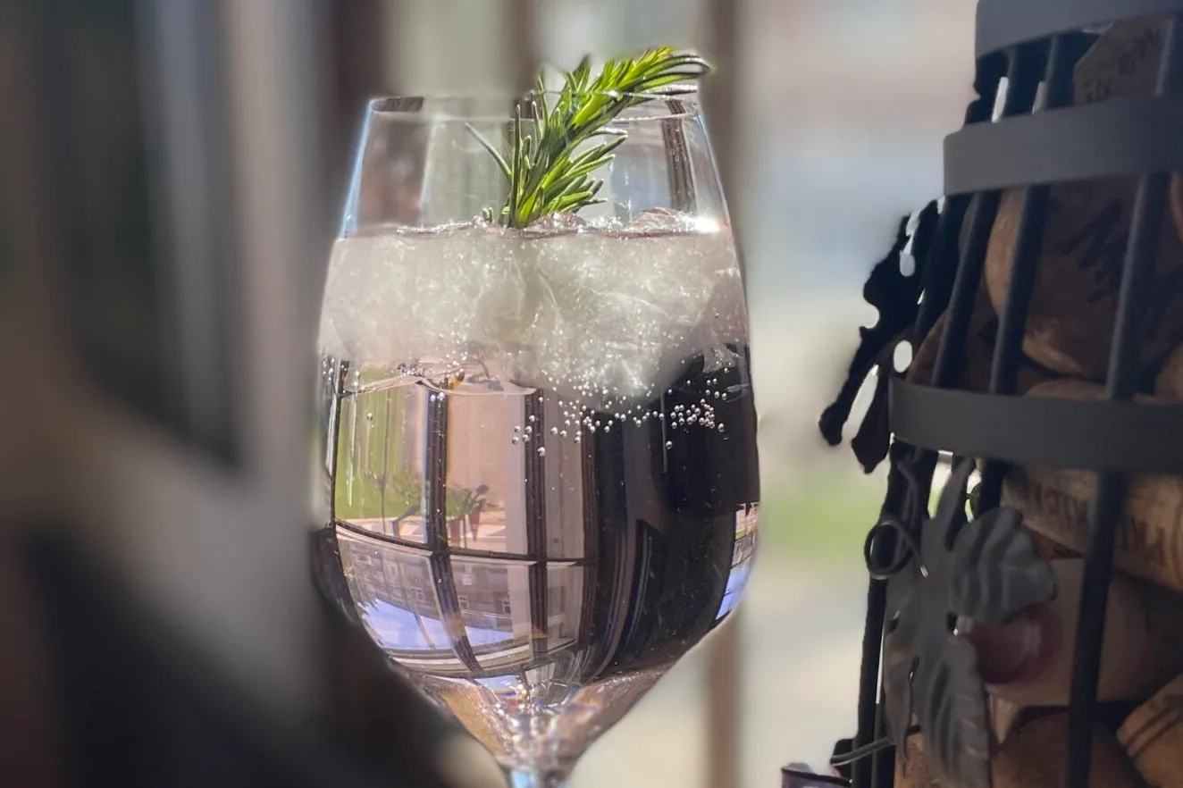 Berry-Lavender Sparkling Cognac Spritz