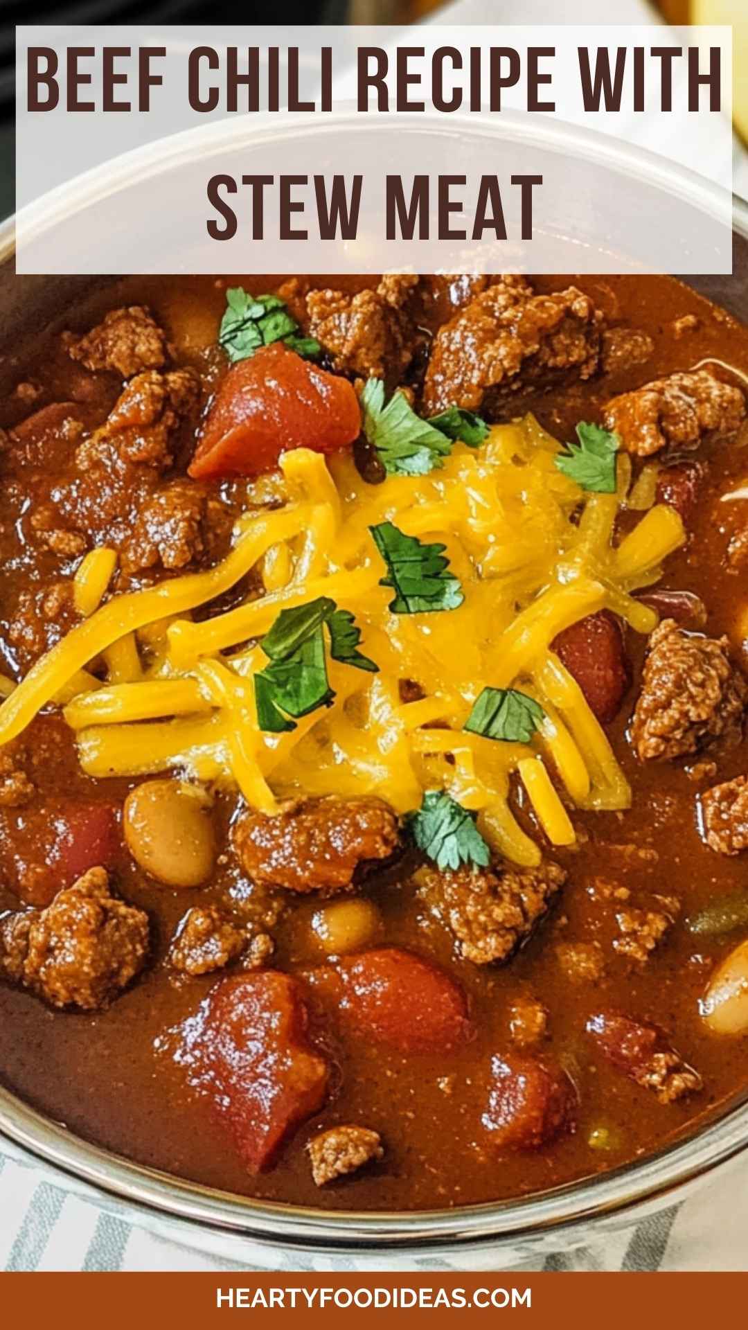 Heavy Equipment Hearty Beef Chili