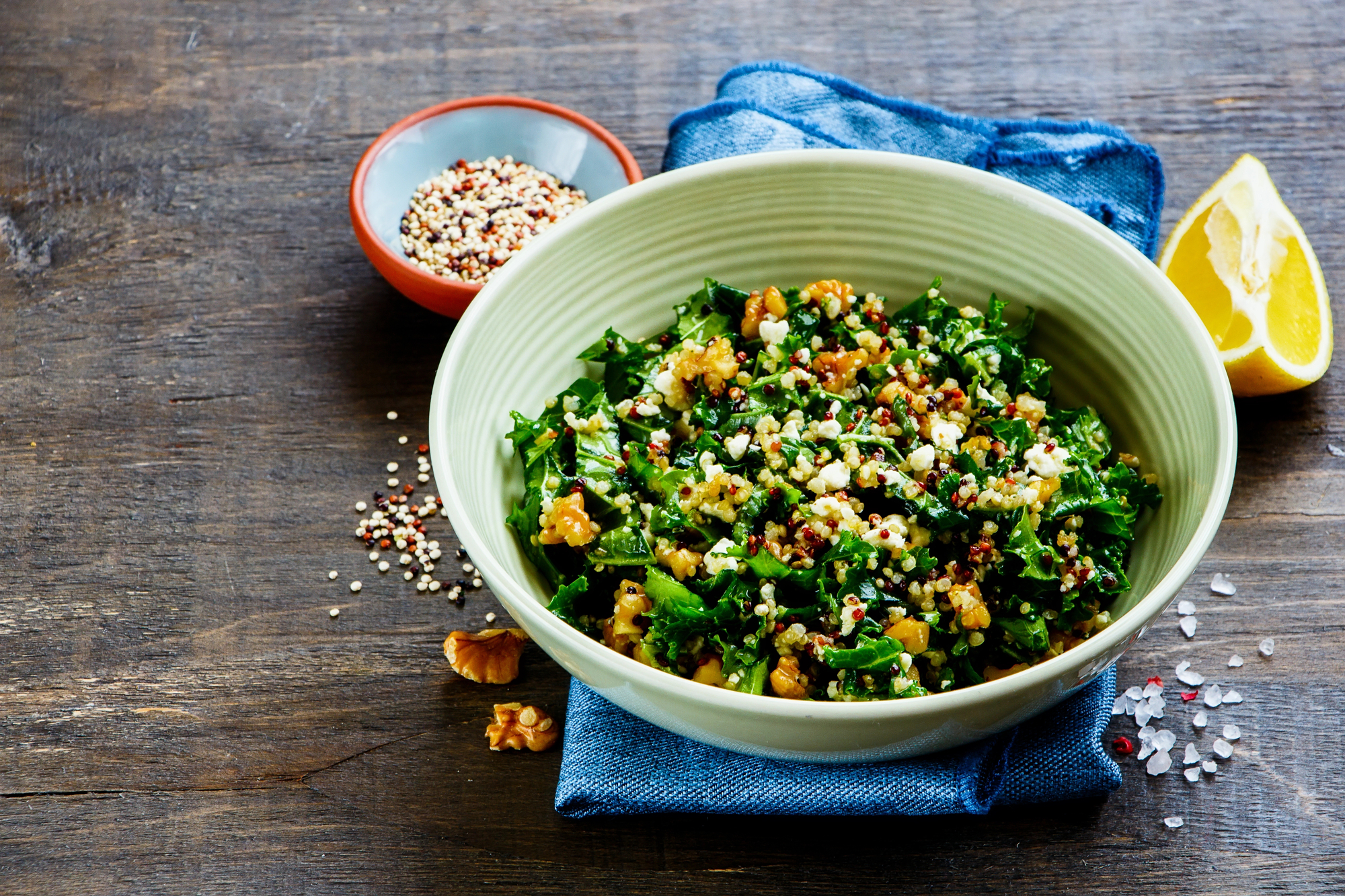 Puzzle Piece Quinoa Bowls with Lemon-Tahini Drizzle