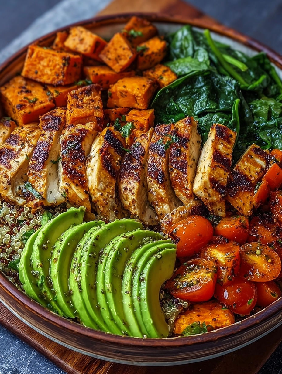 Cardio-Boosting Chicken & Sweet Potato Power Bowl