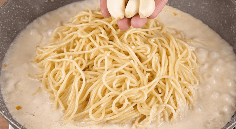 Hidden Flavor Pasta with Lemon-Garlic Cream