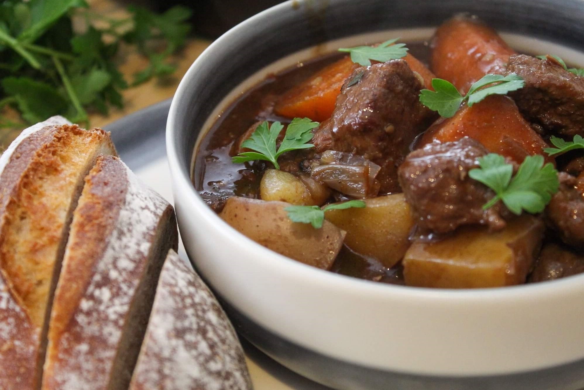 Hearty Grass-Fed Beef & Avocado Stew