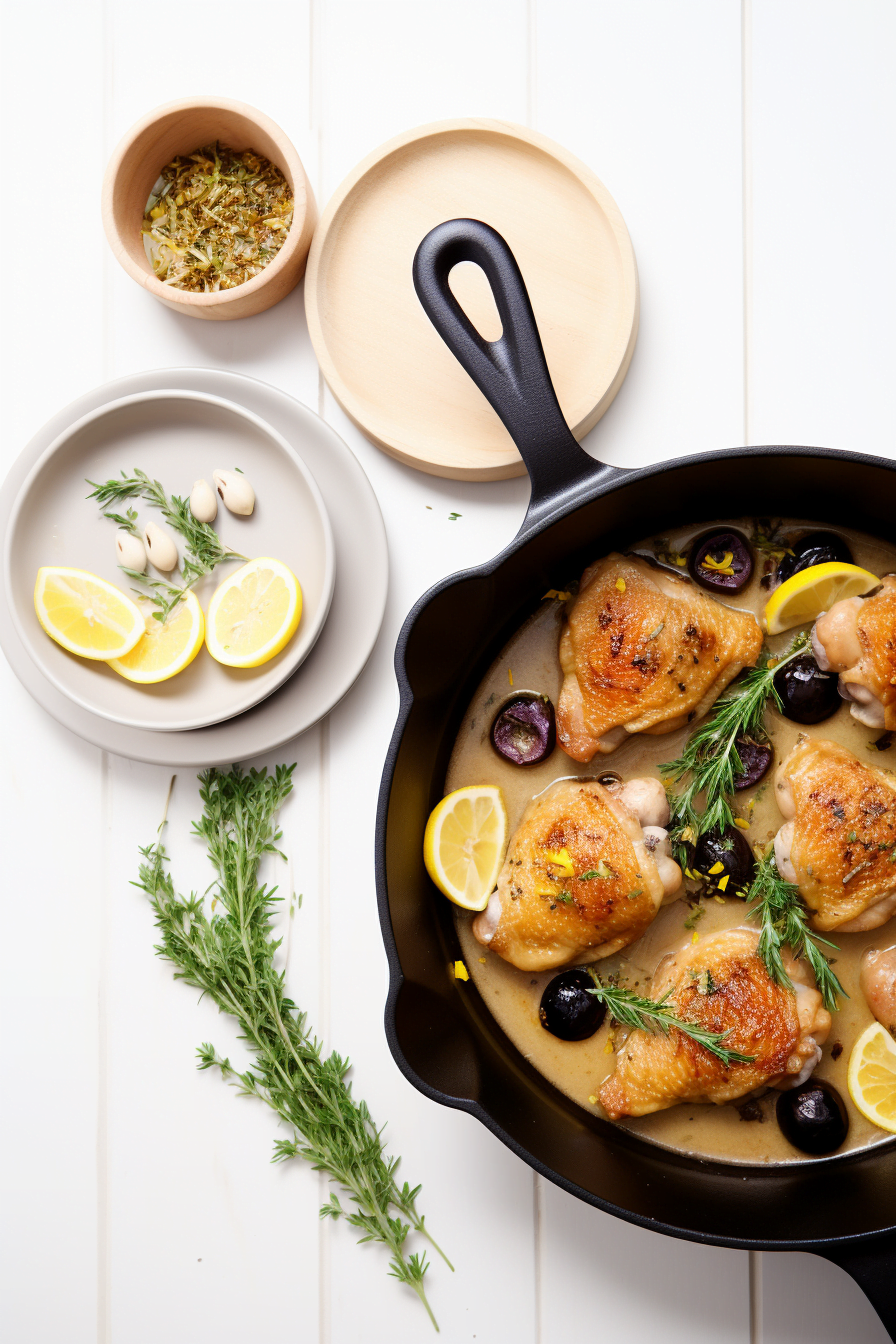 Provençal Herb Chicken with Lemon and Olives