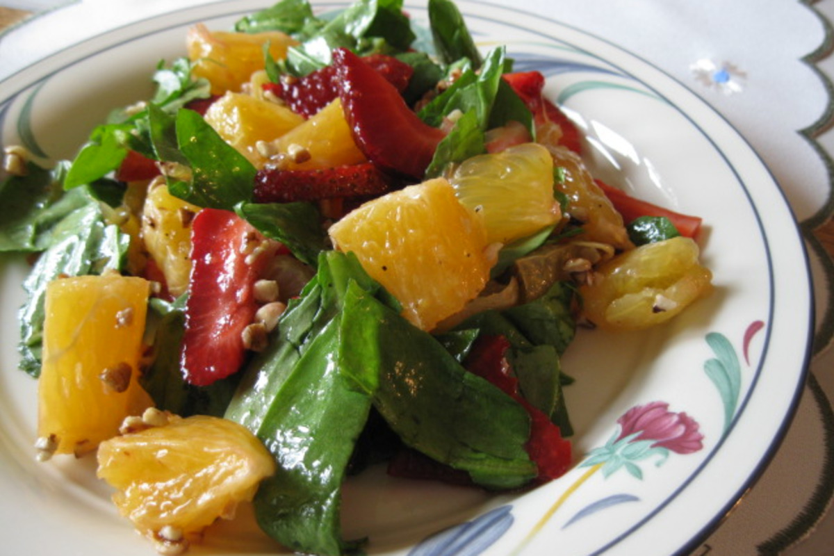Orange and Bitter Greens Salad with Citrus Vinaigrette